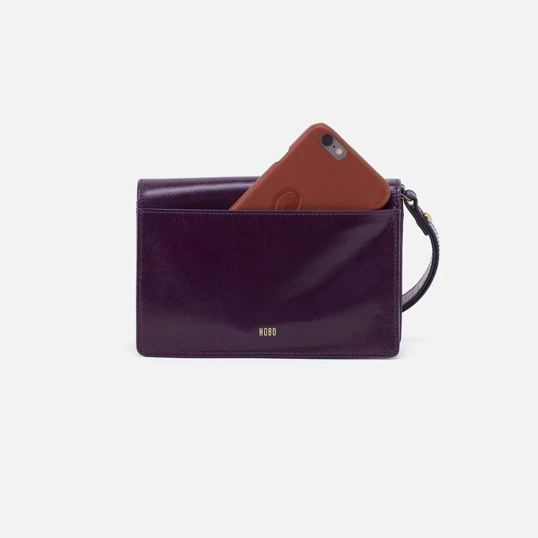 Hobo Jill Wristlet Polished Leather - The Cottage