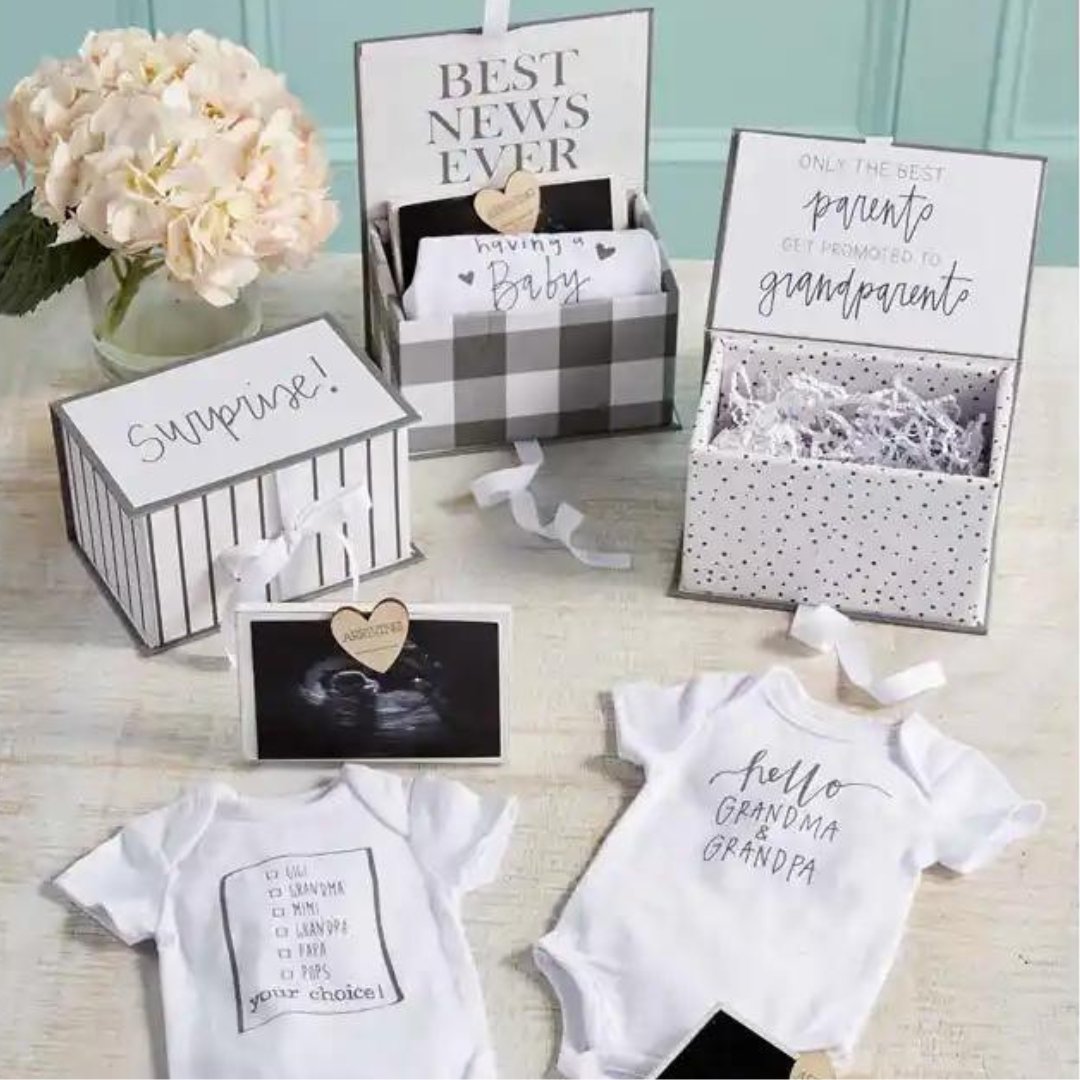 Mud Pie Baby Announcement Set - The Cottage