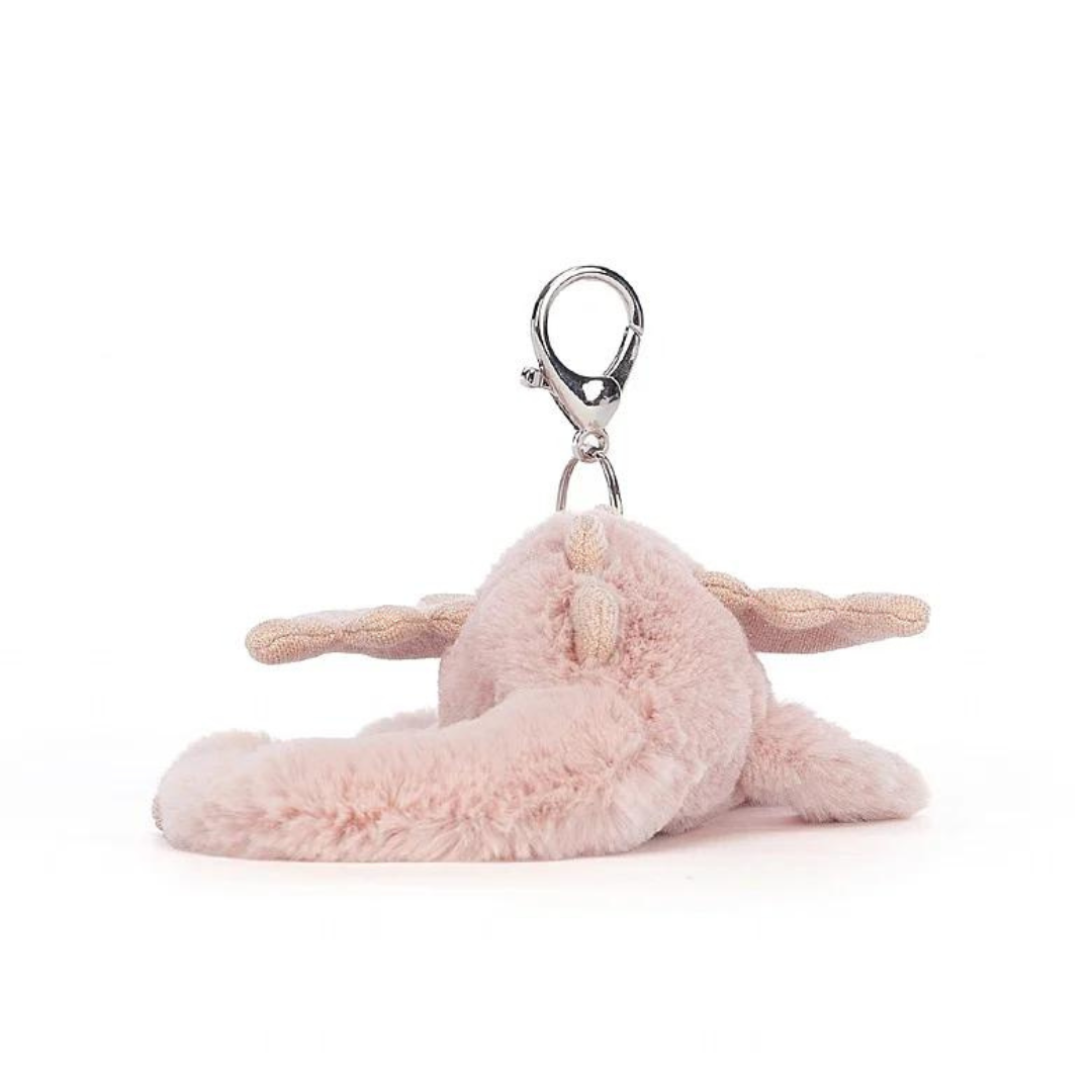 Jellycat Rose Dragon Bag Charm - The Cottage