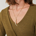 Spartina Crescent Crystal Necklace - The Cottage