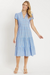 Jude Connally Libby Midi Dress - Circle Geo Bluebell - The Cottage