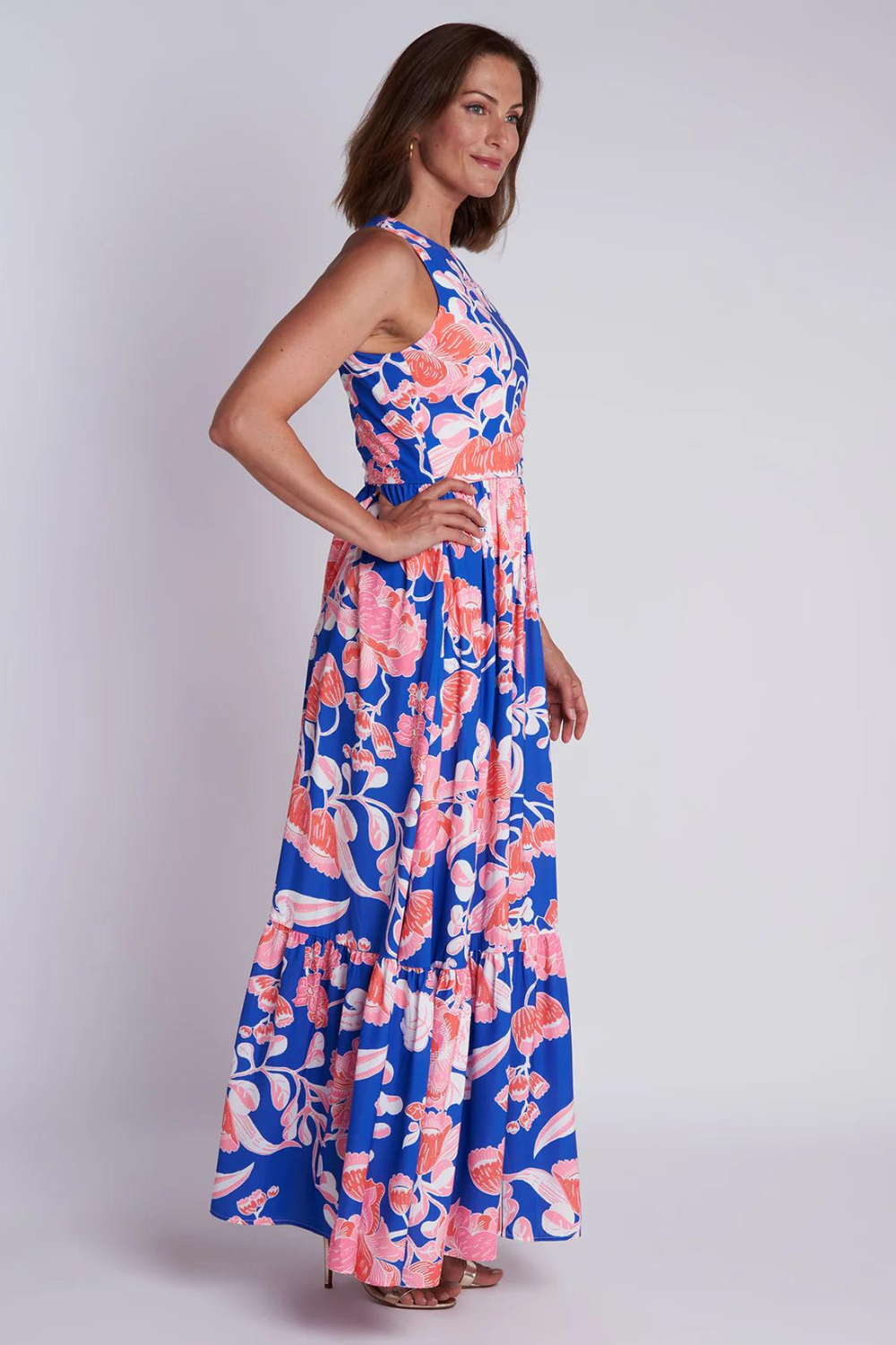 CK Bradley Trocadero Maxi Dress - Cordelia Blue