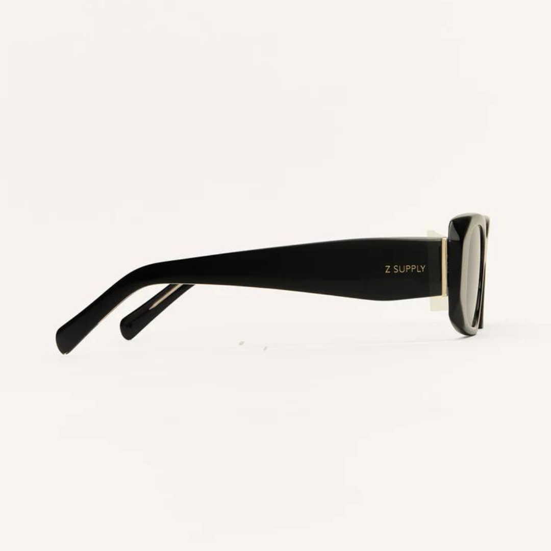 Z Supply Off Duty Sunglasses - Polished Black