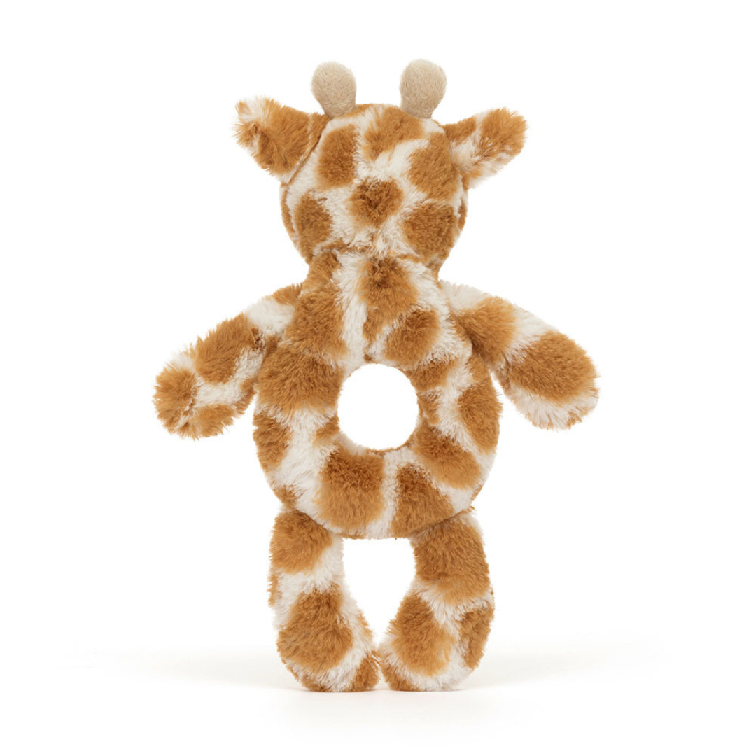 Jellycat Bashful Giraffe Ring Rattle - The Cottage