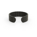 &Livy Metalysic Mesh 6mm Adjustable Ring - Platinum Black - The Cottage