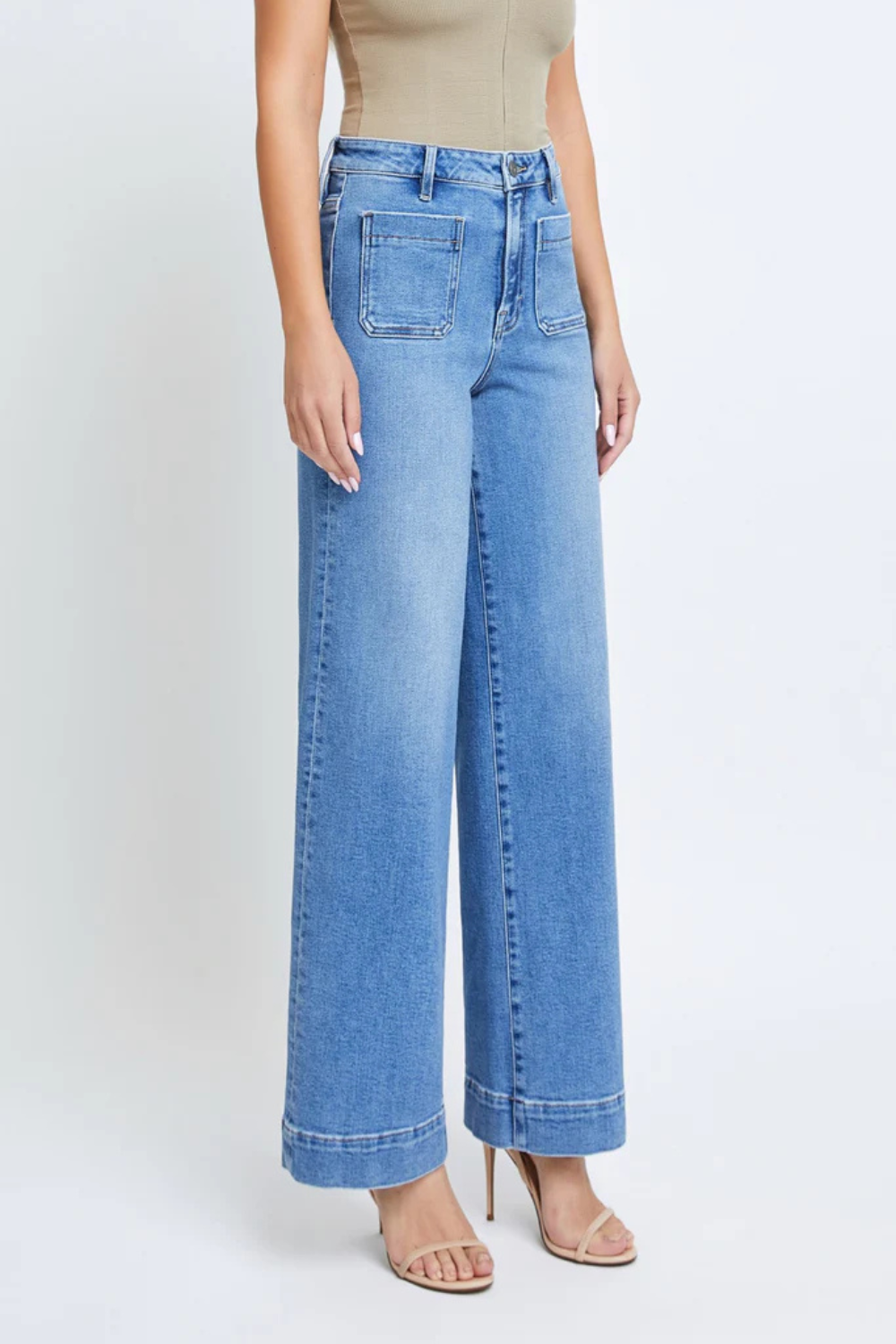 Hidden Nori High Waist Wide Leg Jean