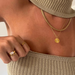 Ellie Vail Rue Sunburst Disc Necklace - The Cottage