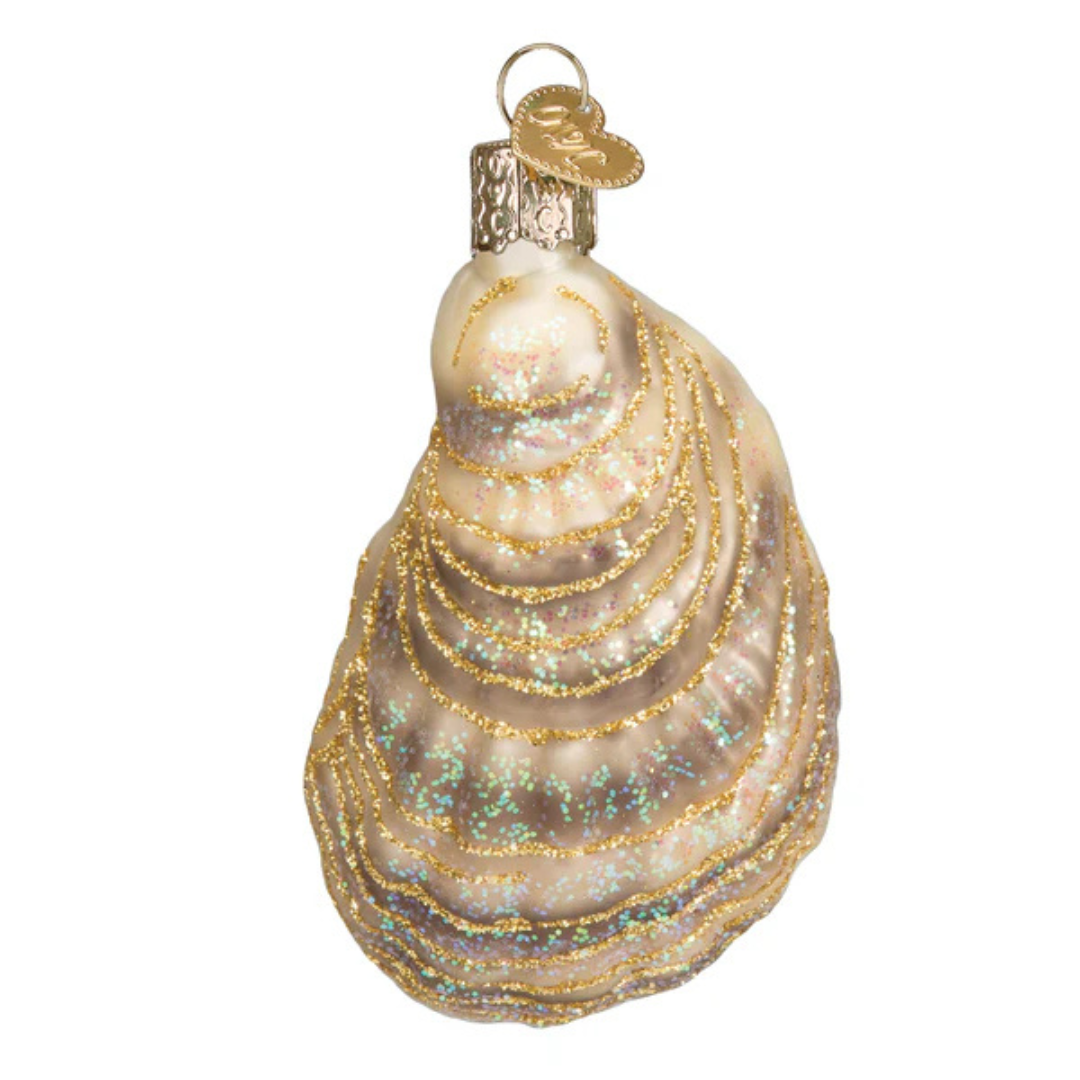 Old World Christmas Oyster w/ Pearl Ornament