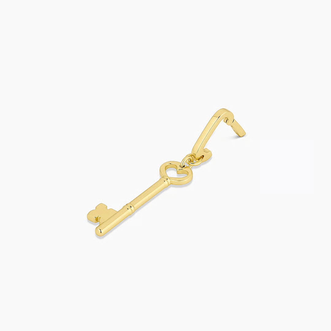 Gorjana Heart Key Statement Charm