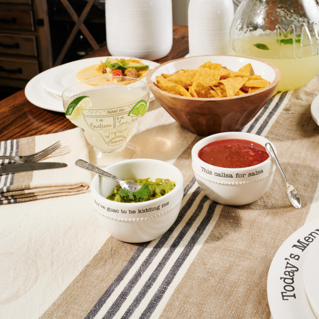 Mud Pie Salsa & Guac Dip Set - The Cottage