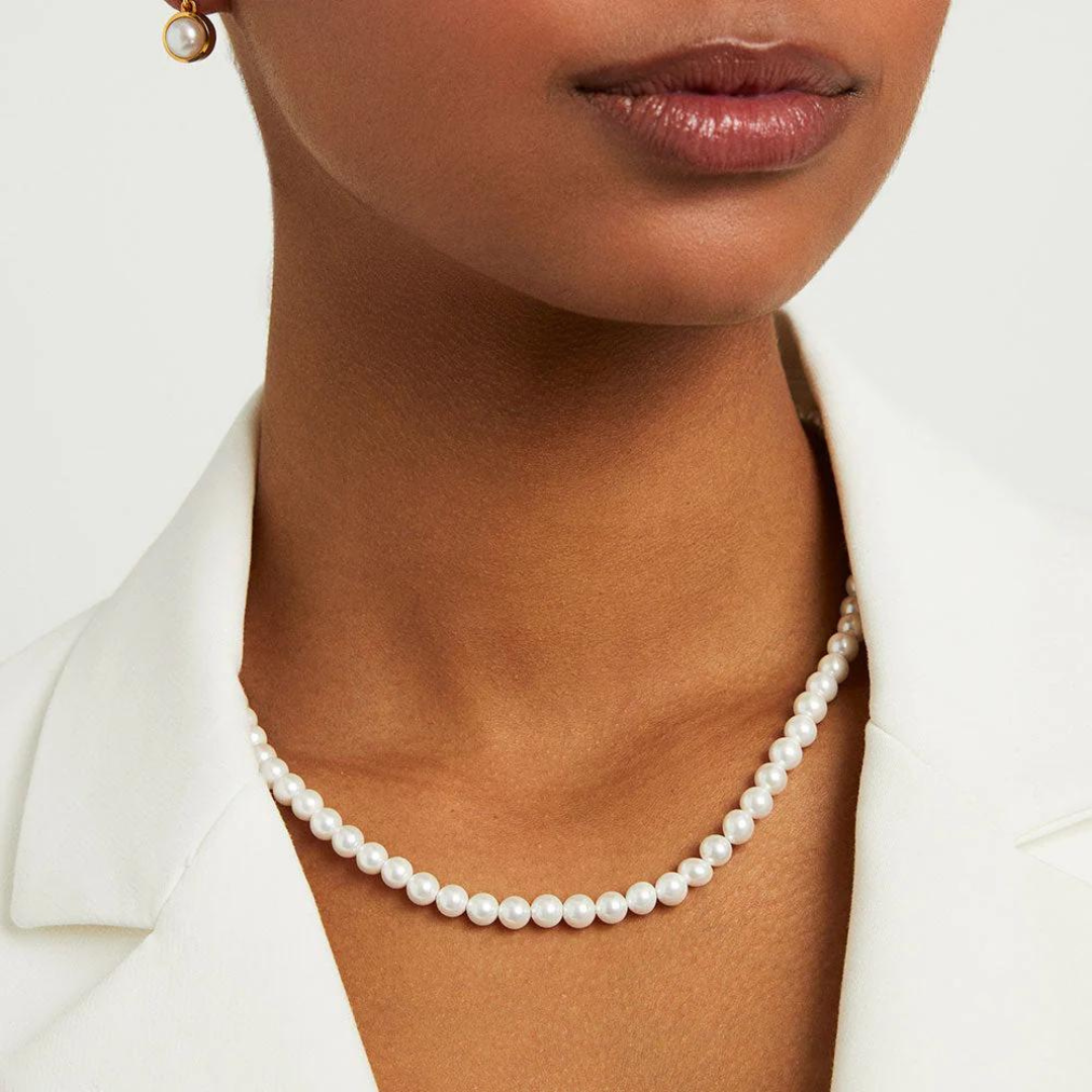 Dean Davidson Signature Pearl Necklace - Pearl/Gold