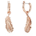 Swarovski Nice Feather Drop Earrings - The Cottage