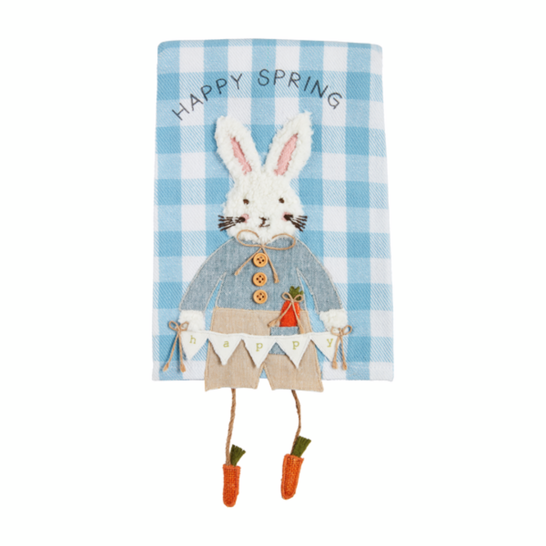 Mud Pie Easter Dangle Leg Towel - The Cottage