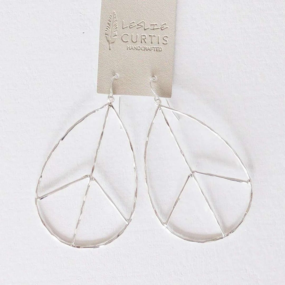 Leslie Curtis Lilah Peace Earrings