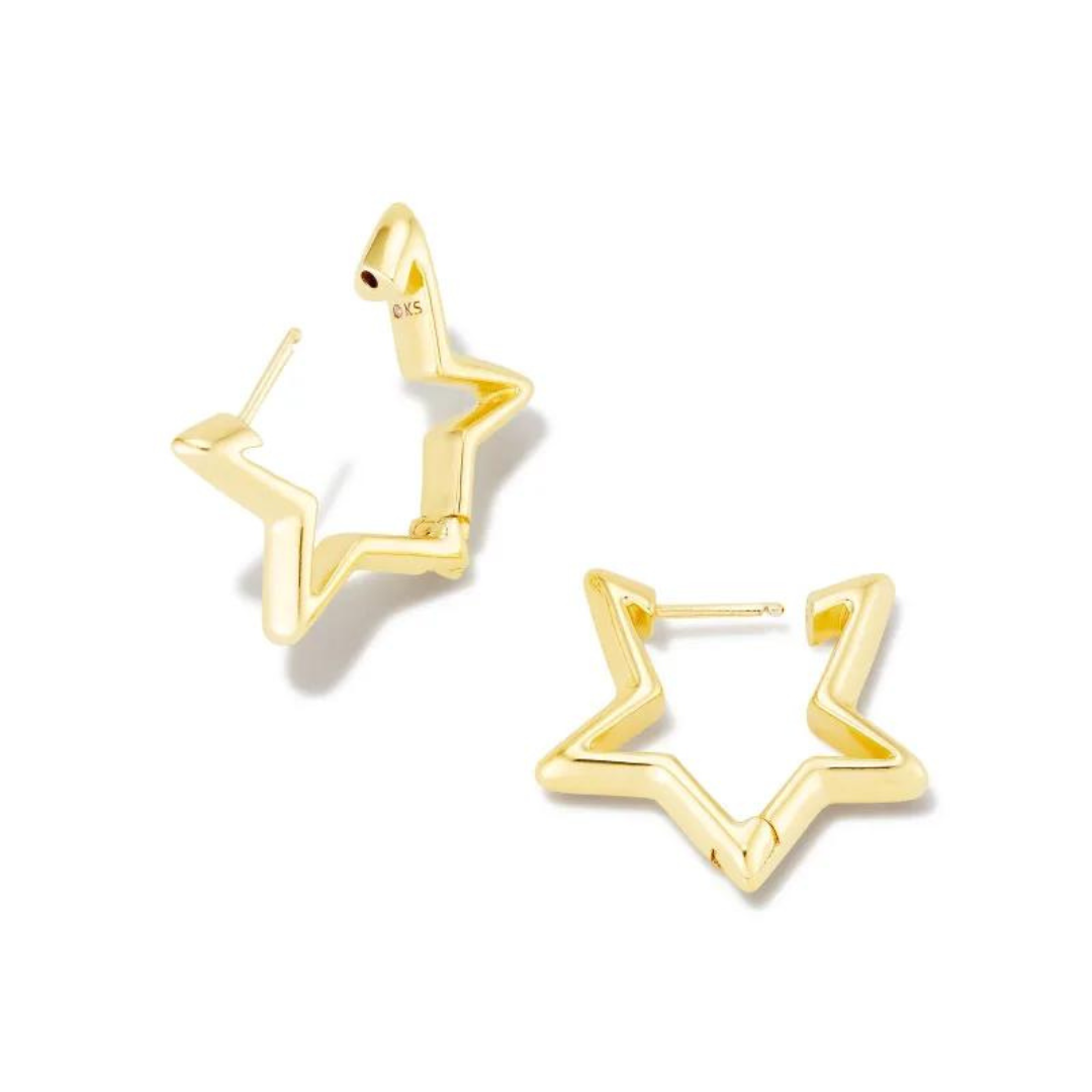 Kendra Scott Star Huggie Earrings