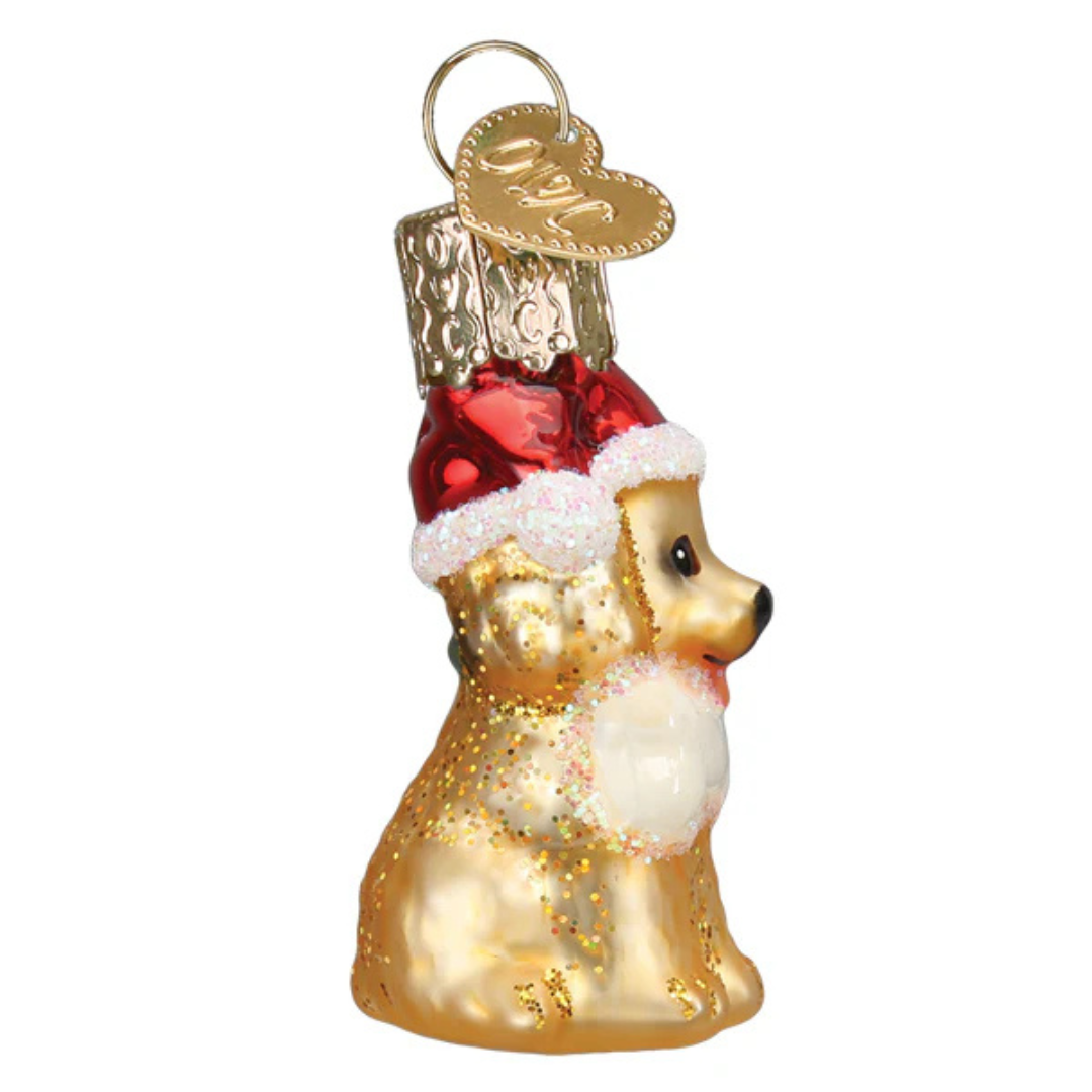 Old World Christmas Mini Jolly Pup Ornament