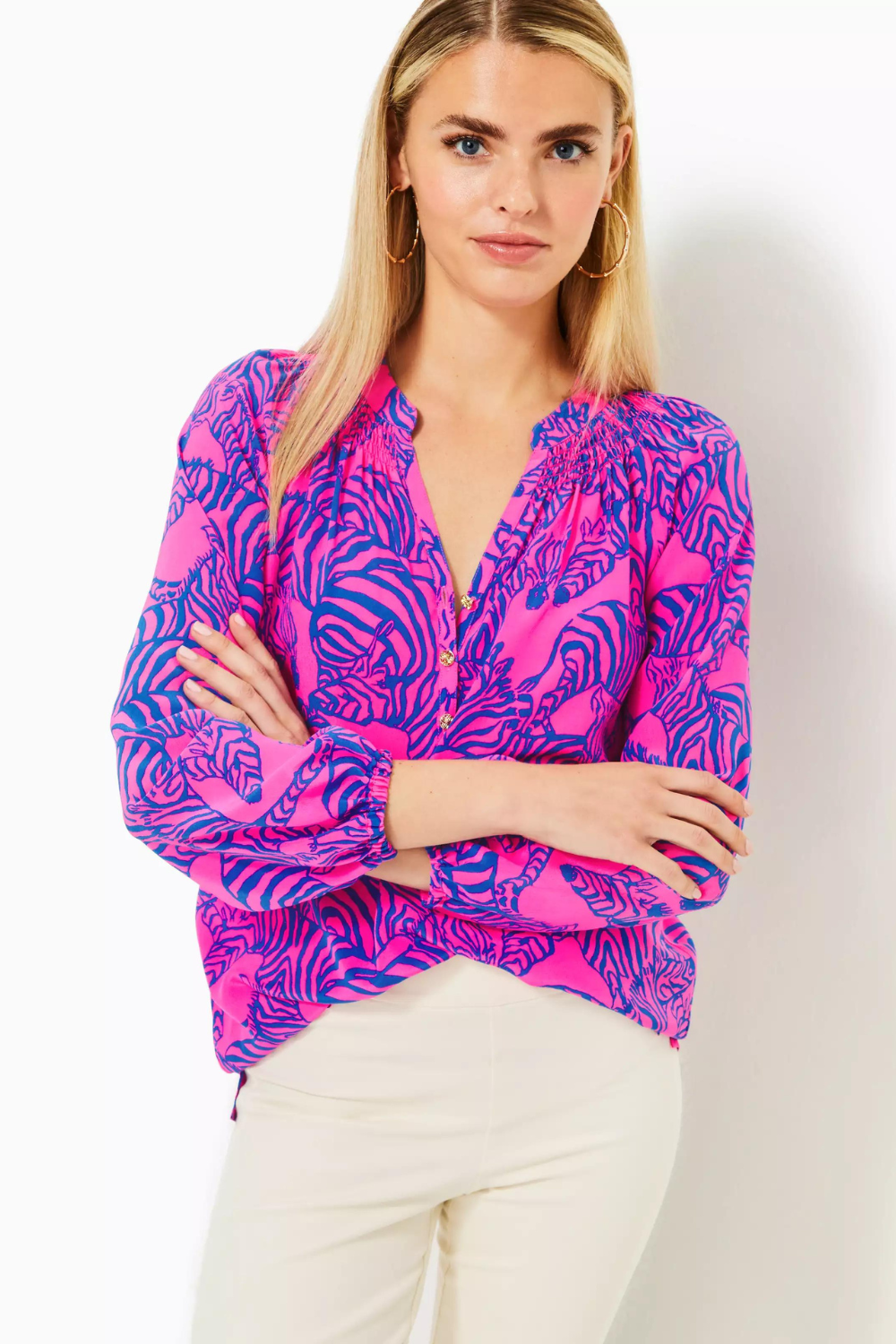 Lilly Pulitzer Elsa Top - Wild Nights