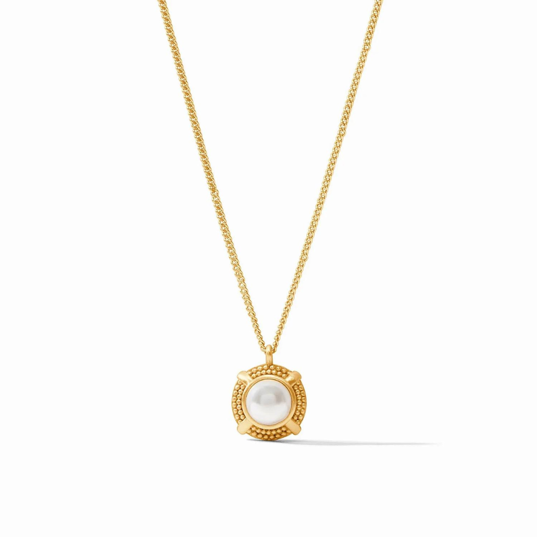 Julie Vos Cabochon Solitaire Necklace