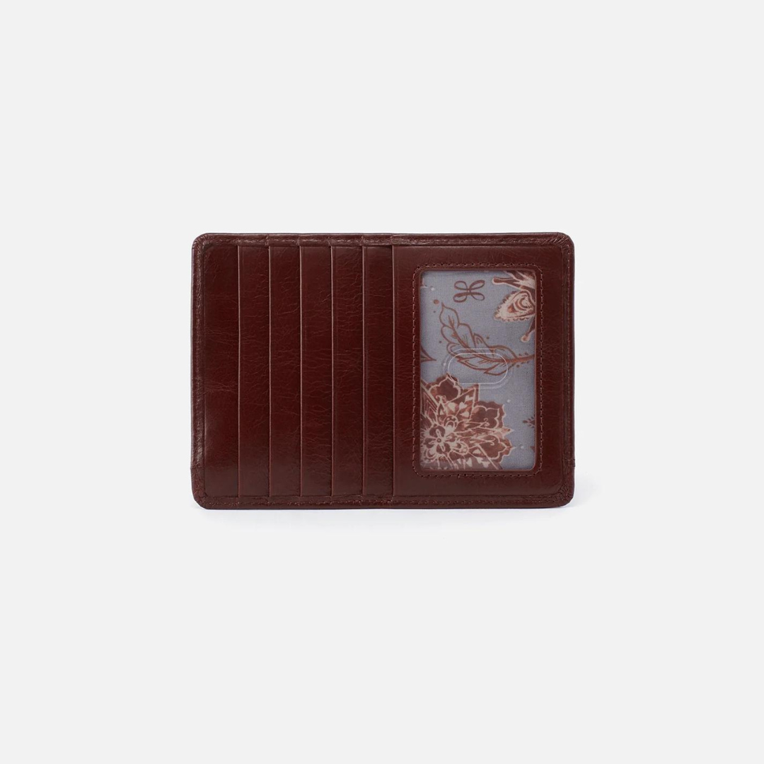 Hobo Euro Slide Polished Leather - Chocolate