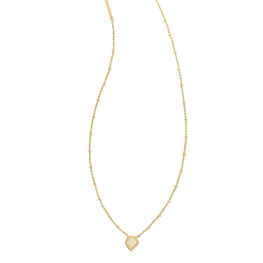 Kendra Scott Framed Tess Drusy Necklace - Gold