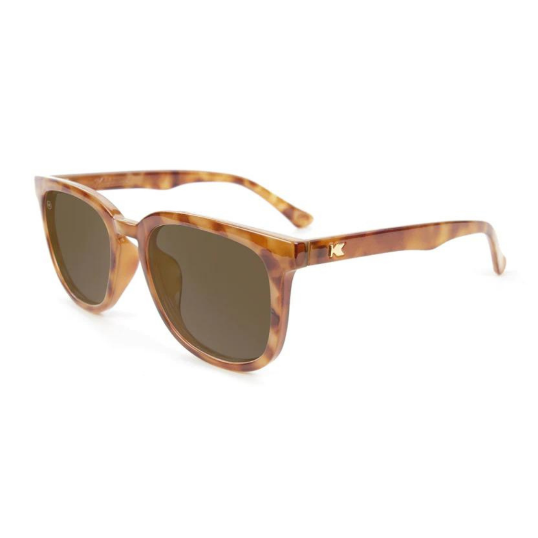 Knockaround Paso Robles Sunglasses - Glossy Blonde Tortoise/Amber