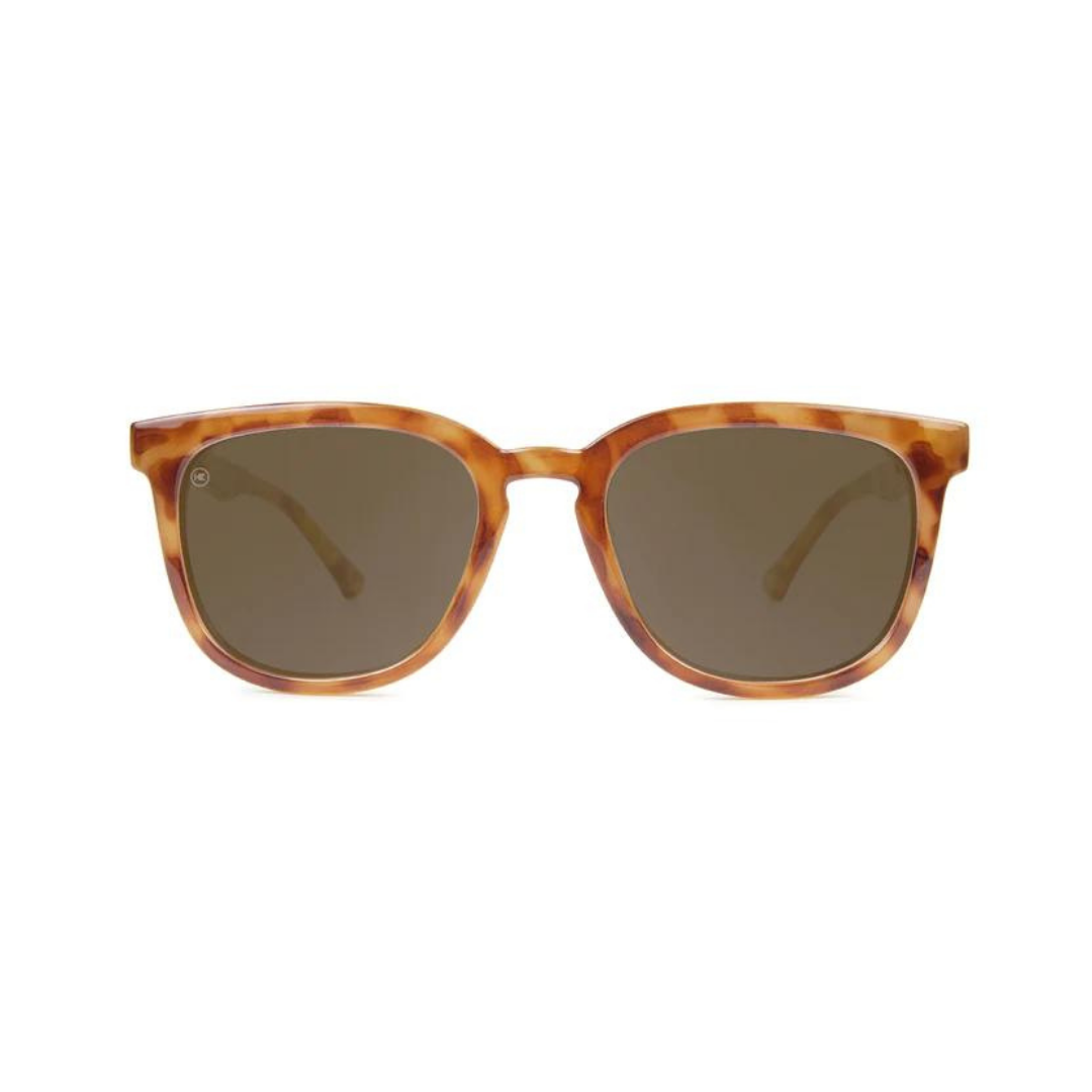 Knockaround Paso Robles Sunglasses - Glossy Blonde Tortoise/Amber