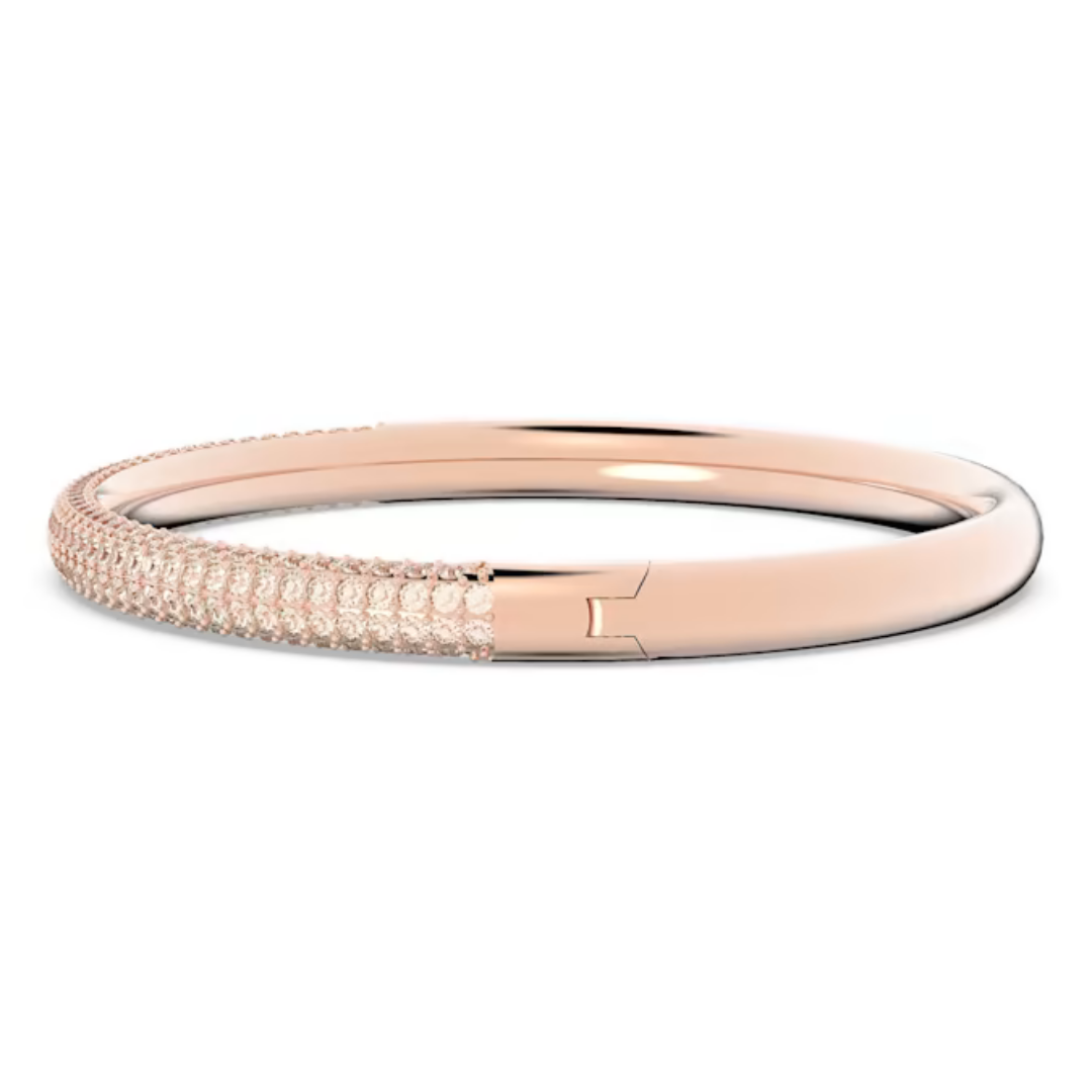 Swarovski Stone Bangle - Rose Gold - The Cottage