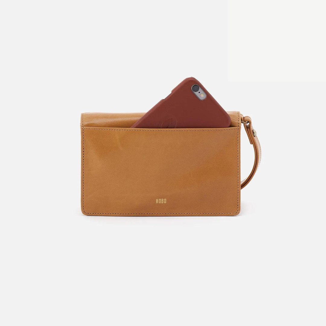 Hobo Jill Wristlet Polished Leather - The Cottage