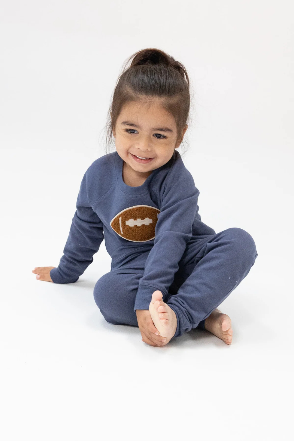 Angel Dear Footballs Raglan Sweatshirt & Jogger Set