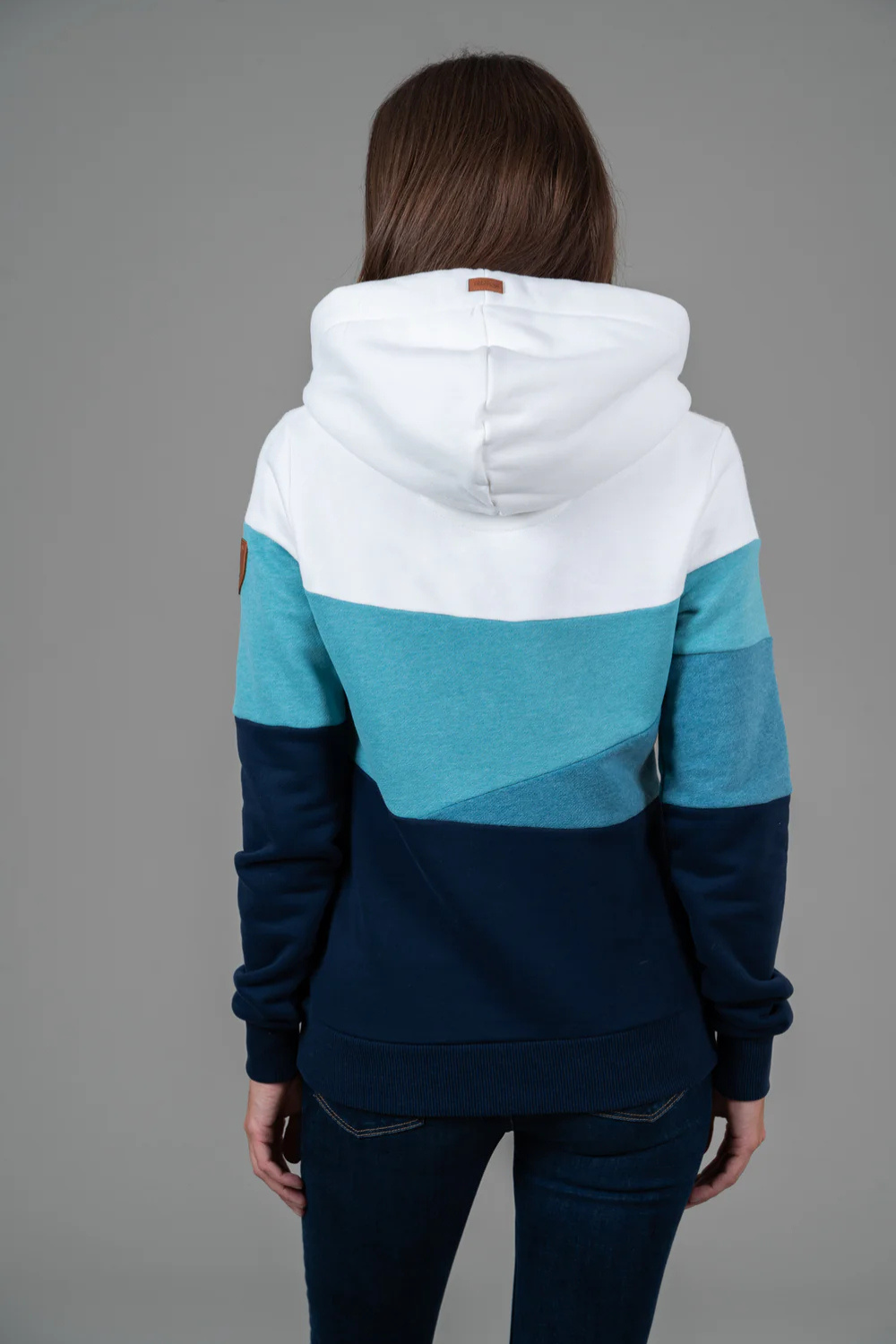 Wanakome Horizon Hoodie - Oxford Blue Mix