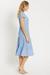 Jude Connally Libby Midi Dress - Circle Geo Bluebell - The Cottage