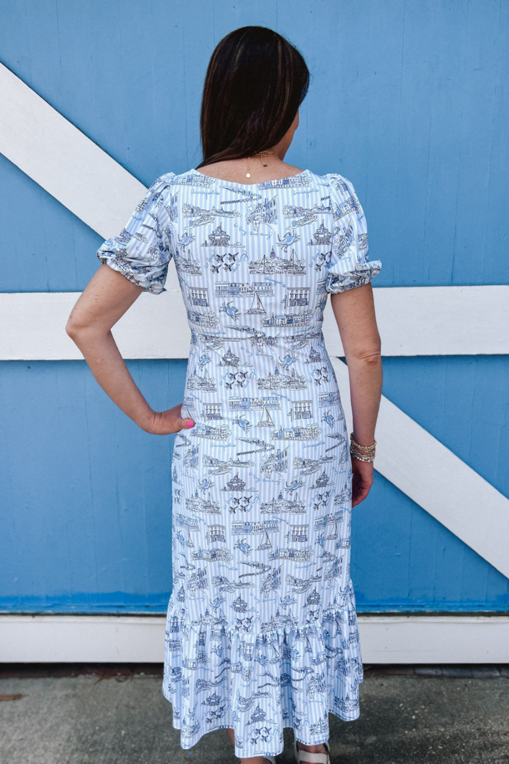 Smith & Quinn Lucy Dress - Blue Annapolitan