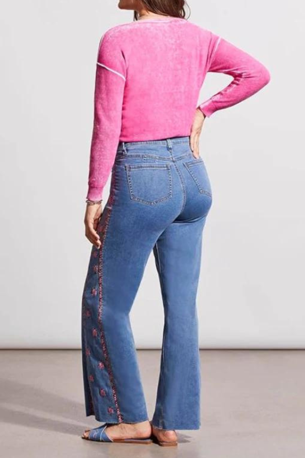 Tribal Brooke Hugging Jeans - Blue Lotus