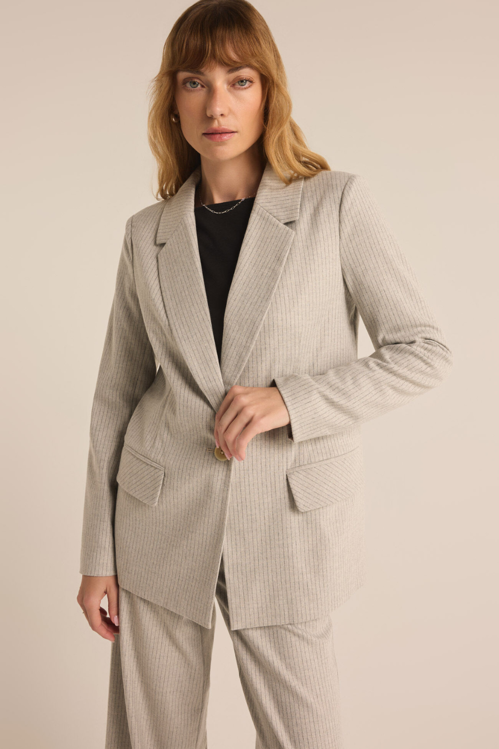 Z Supply Monroe Pinstripe Blazer