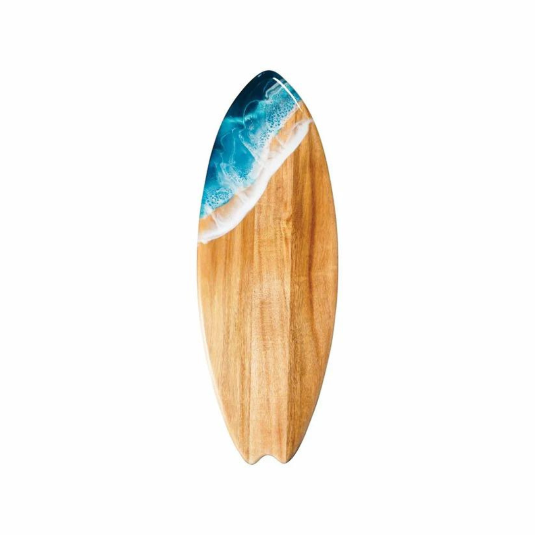 Lynn & Liana Surfboard Charcuterie Board