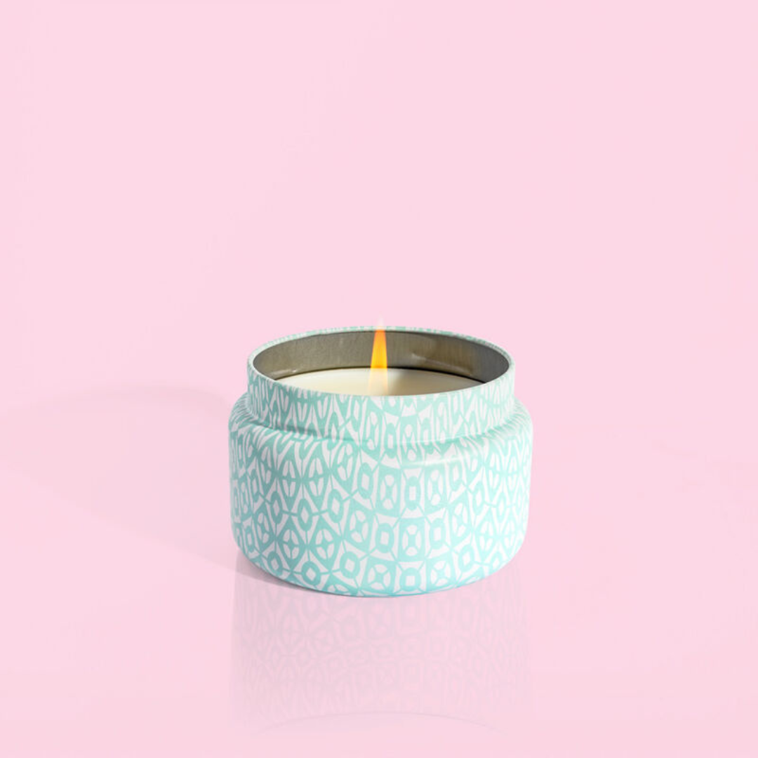 Capri Blue Aqua Printed Travel Tin Candle - Volcano - The Cottage