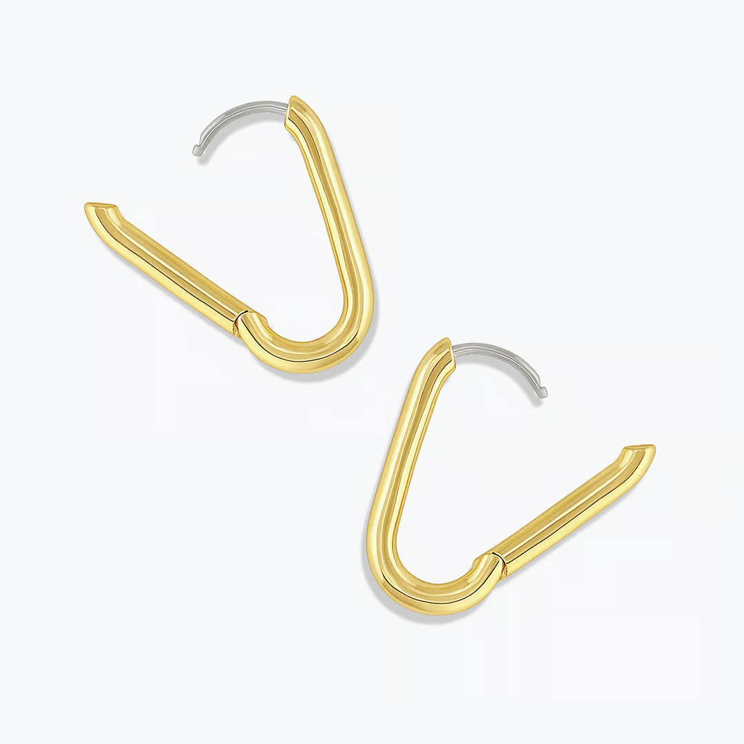 Gorjana Zoey Hoops - Gold