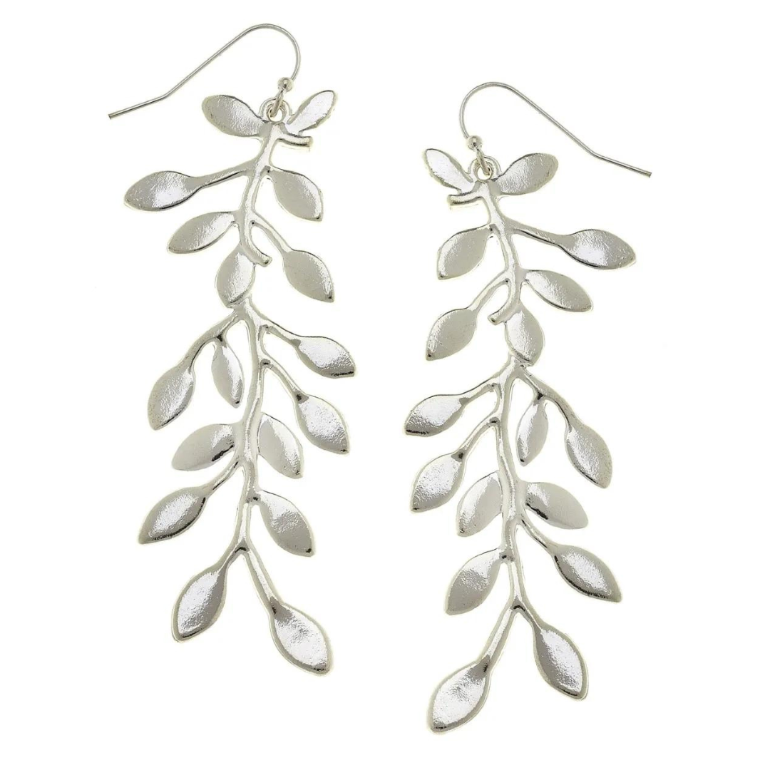 Susan Shaw Handcast Vine Earrings