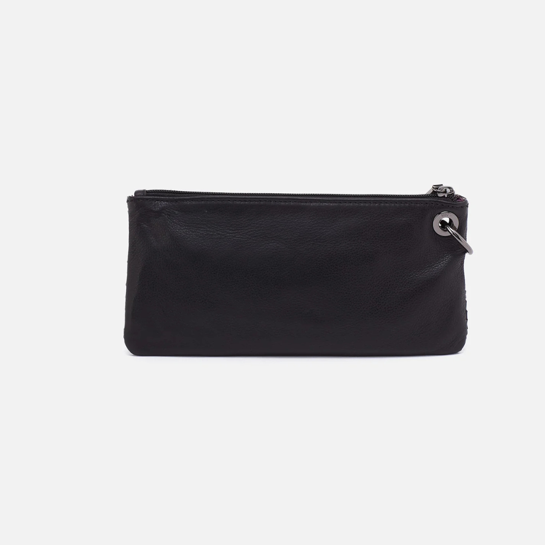 Hobo Vida Wristlet - Black Metallic Woven