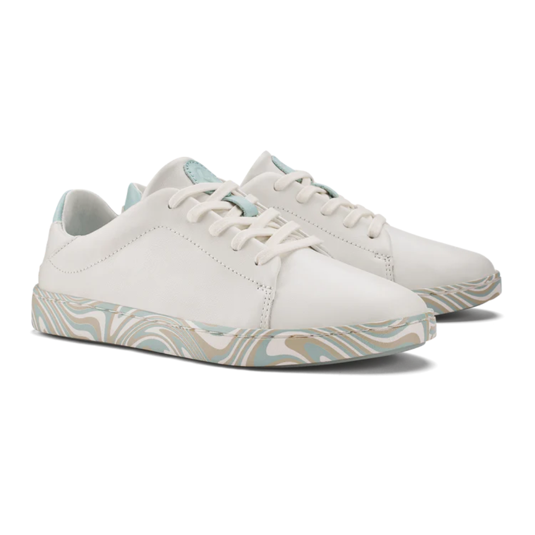 Olukai Pehuea Li'ili Sneakers - Bright White/Swirl