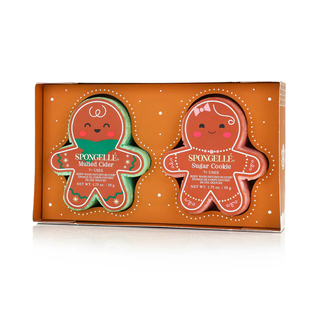 Spongelle Everything Nice Gingerbread Holiday Gift Set