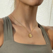 Ellie Vail Rue Sunburst Disc Necklace - The Cottage