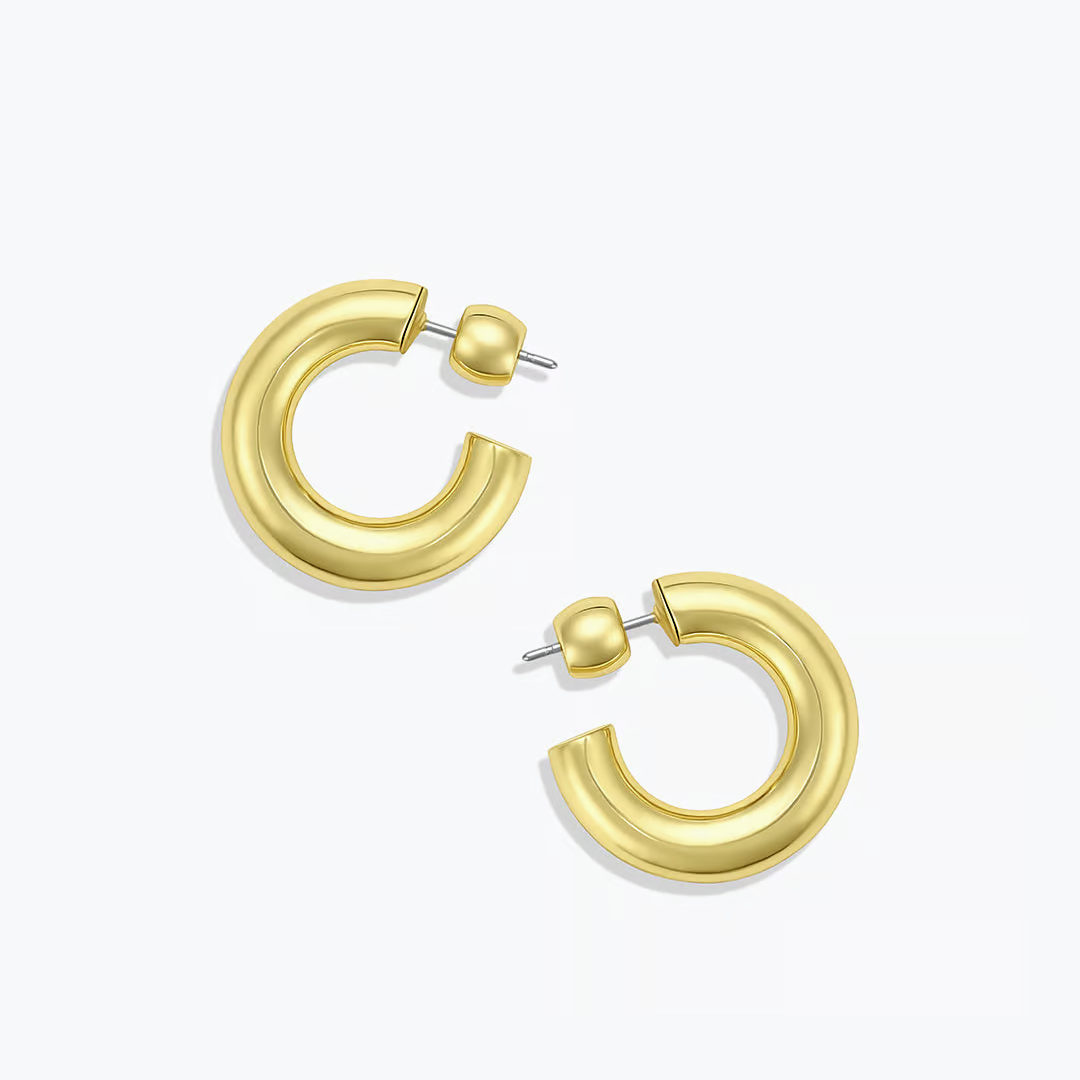 Gorjana Lou Small Statement Hoops - The Cottage