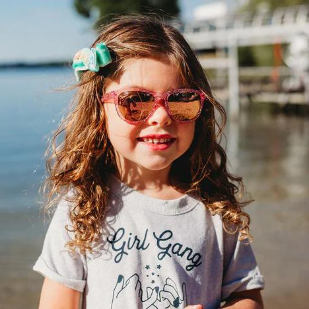 Knockaround Kids Premiums Sunglasses - Pink Sparkle