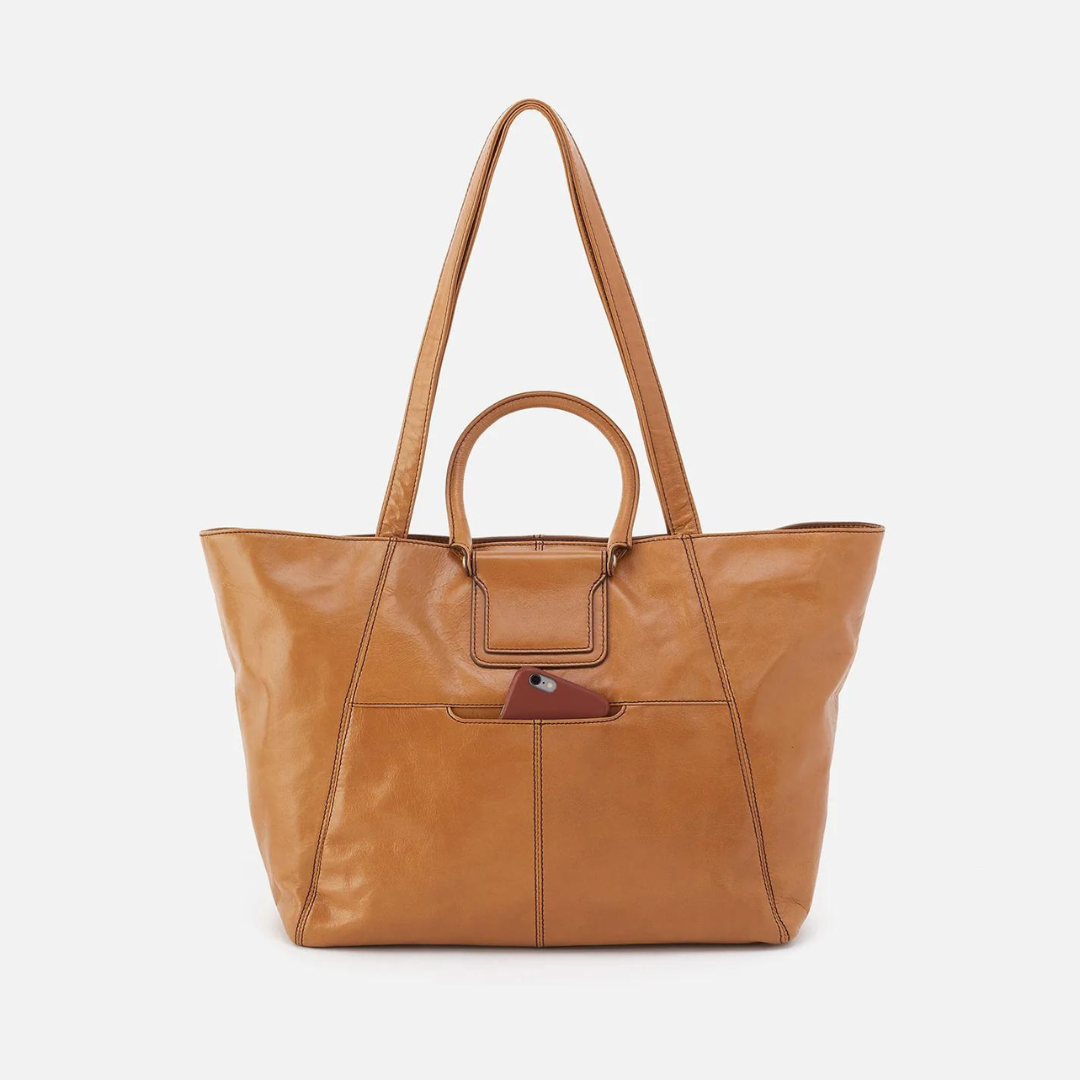 Hobo Sheila East-West Tote Polished Leather - The Cottage