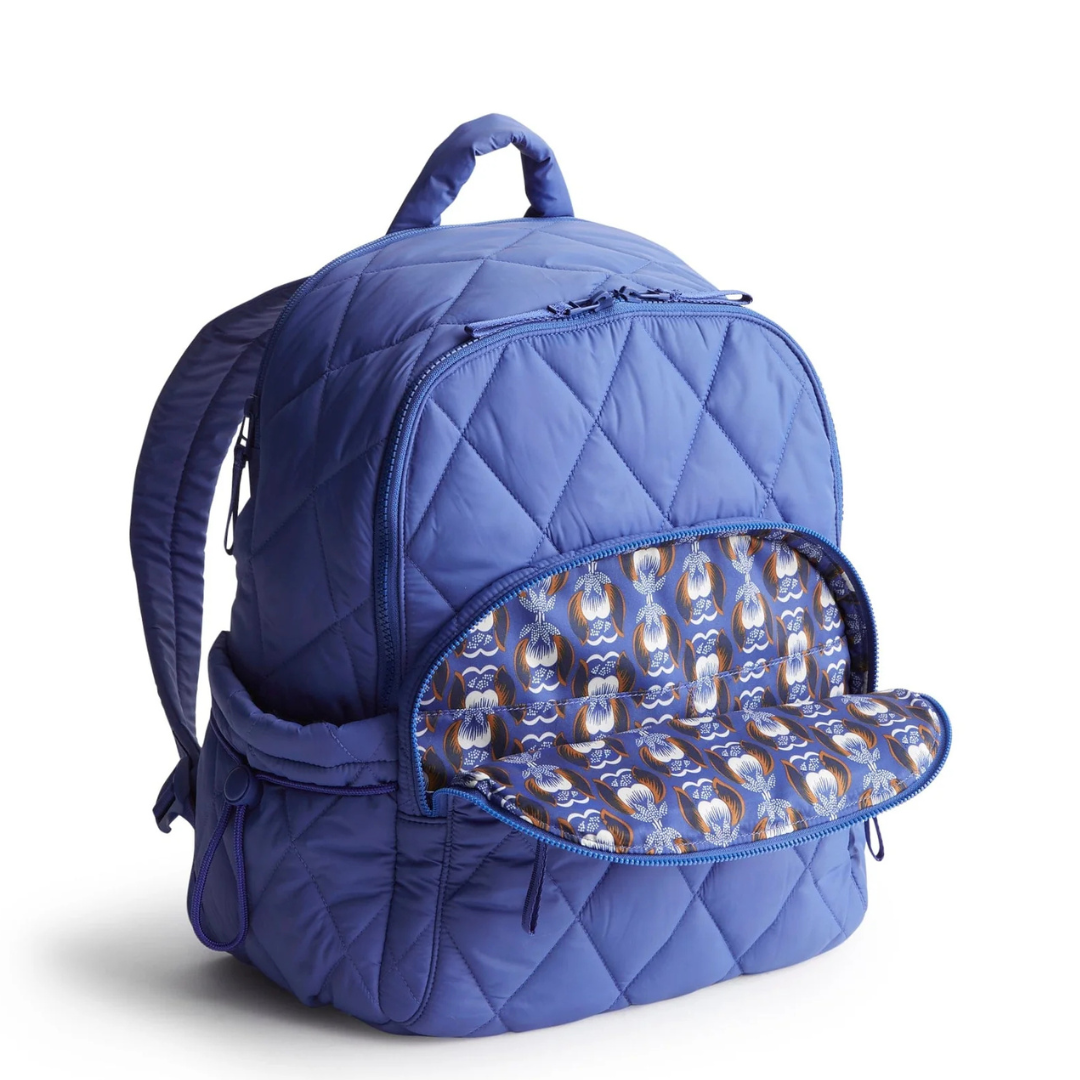 Vera Bradley Bancroft Backpack - Deep Ultramarine