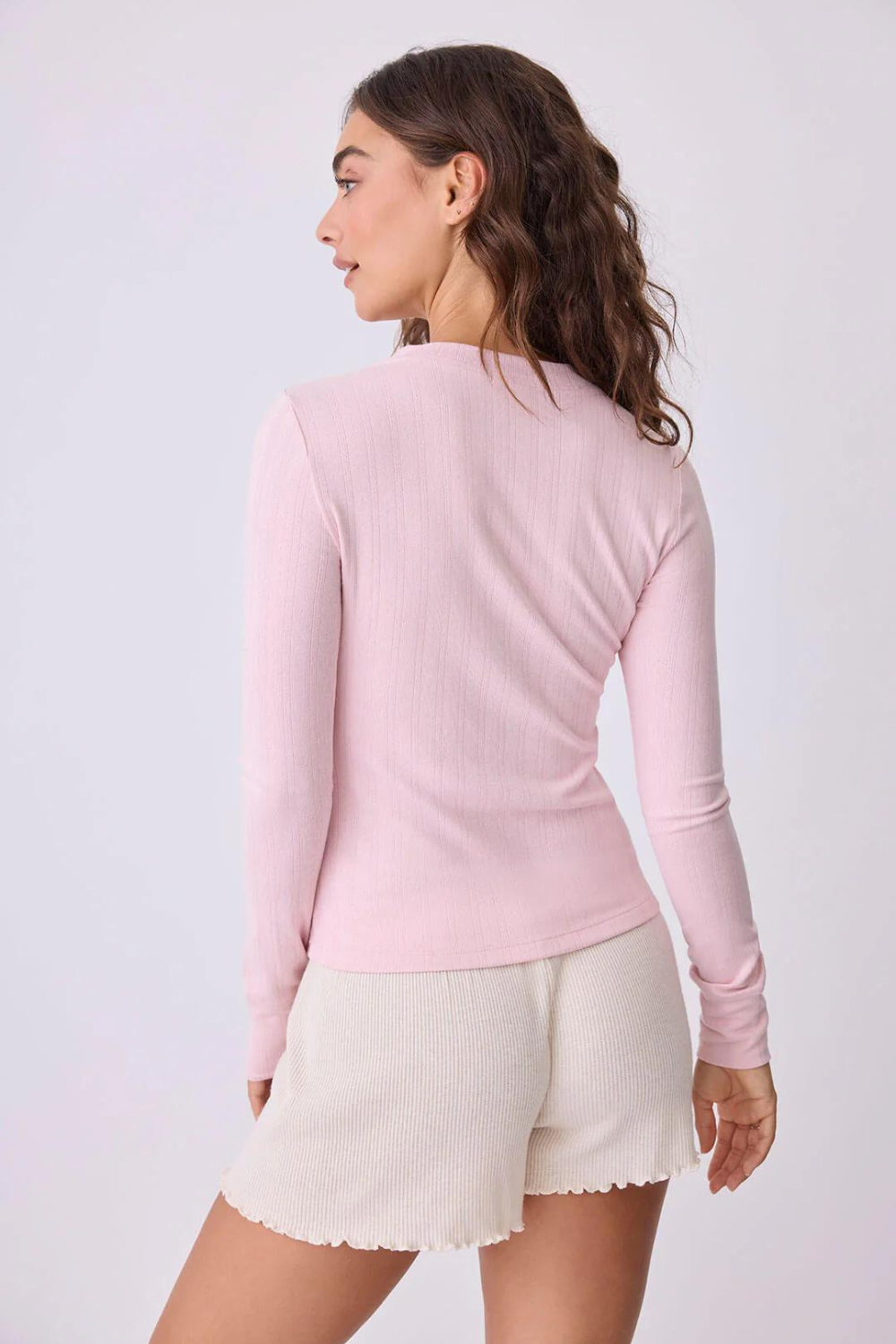 P.J. Salvage Long Sleeve Back to Basics - Blush