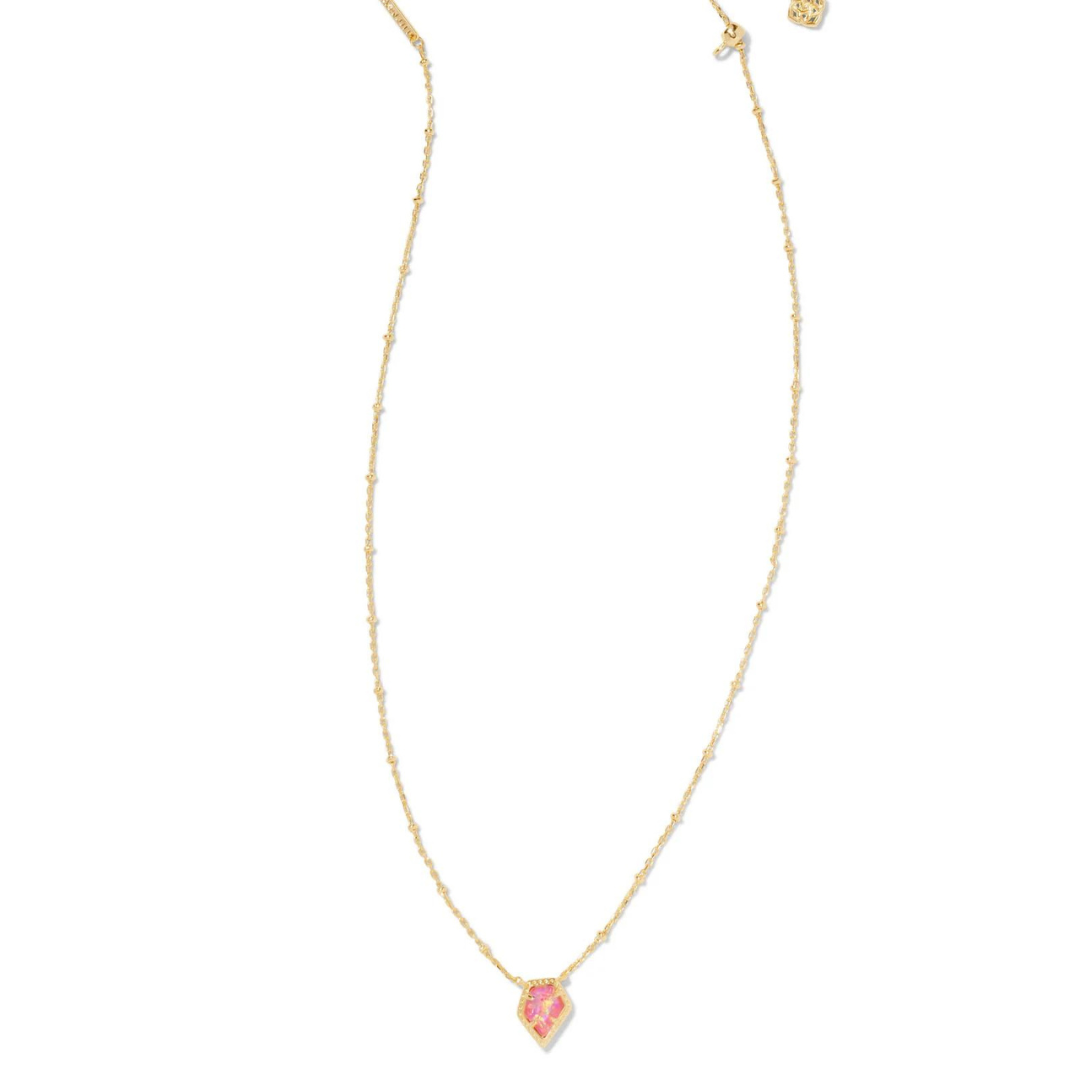 Kendra Scott Framed Tess Opal Necklace - Gold