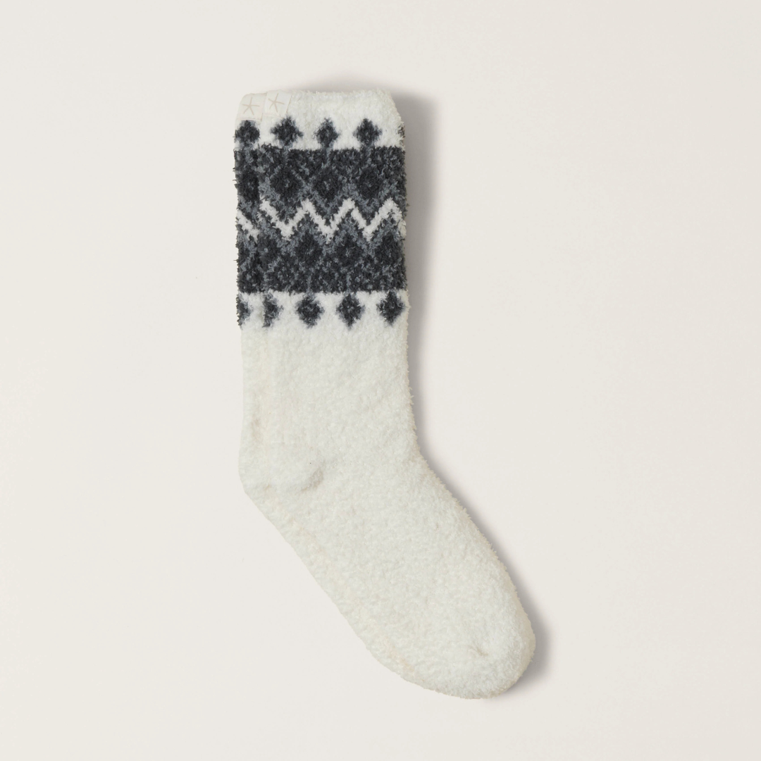 Barefoot Dreams CozyChic Fair Isle Socks