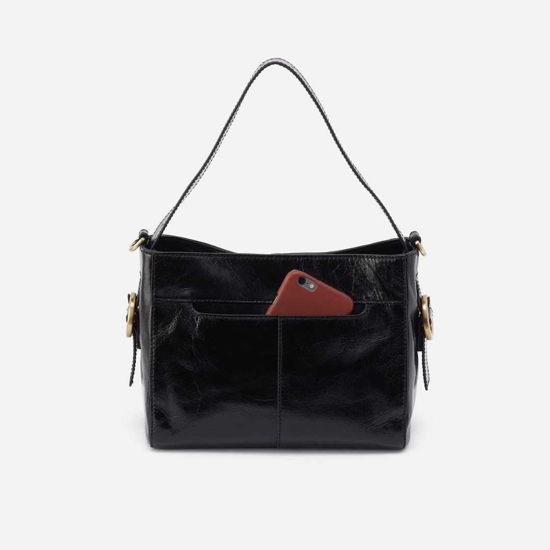 Hobo Render Small Crossbody Polished Leather